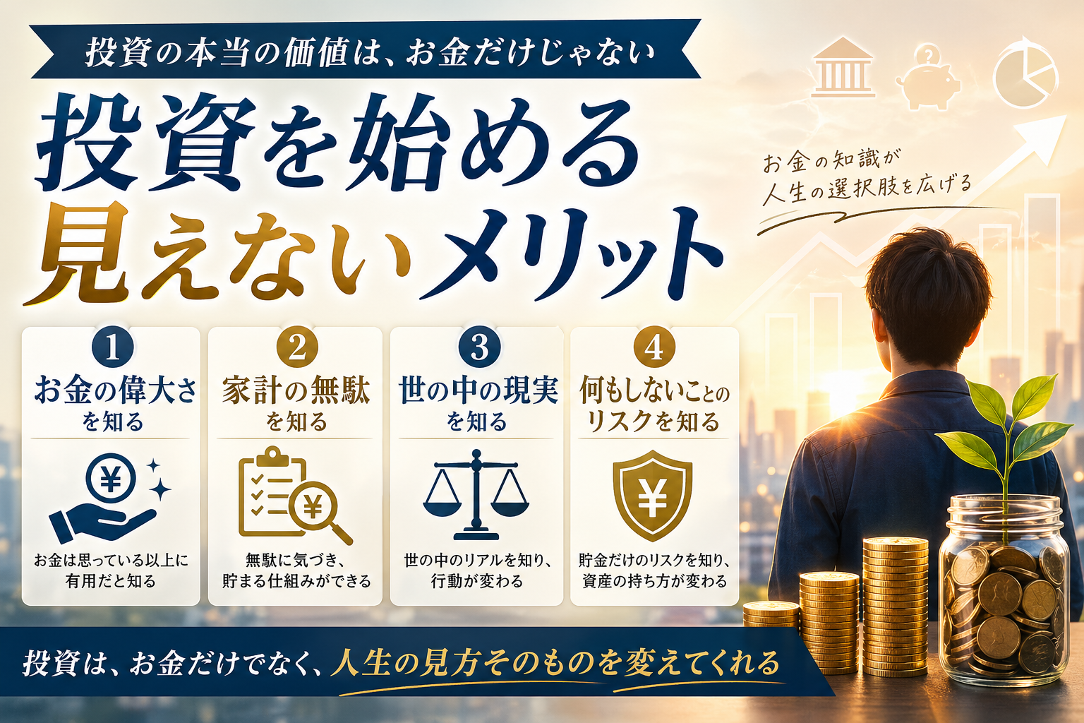 投資を始める見えないメリット