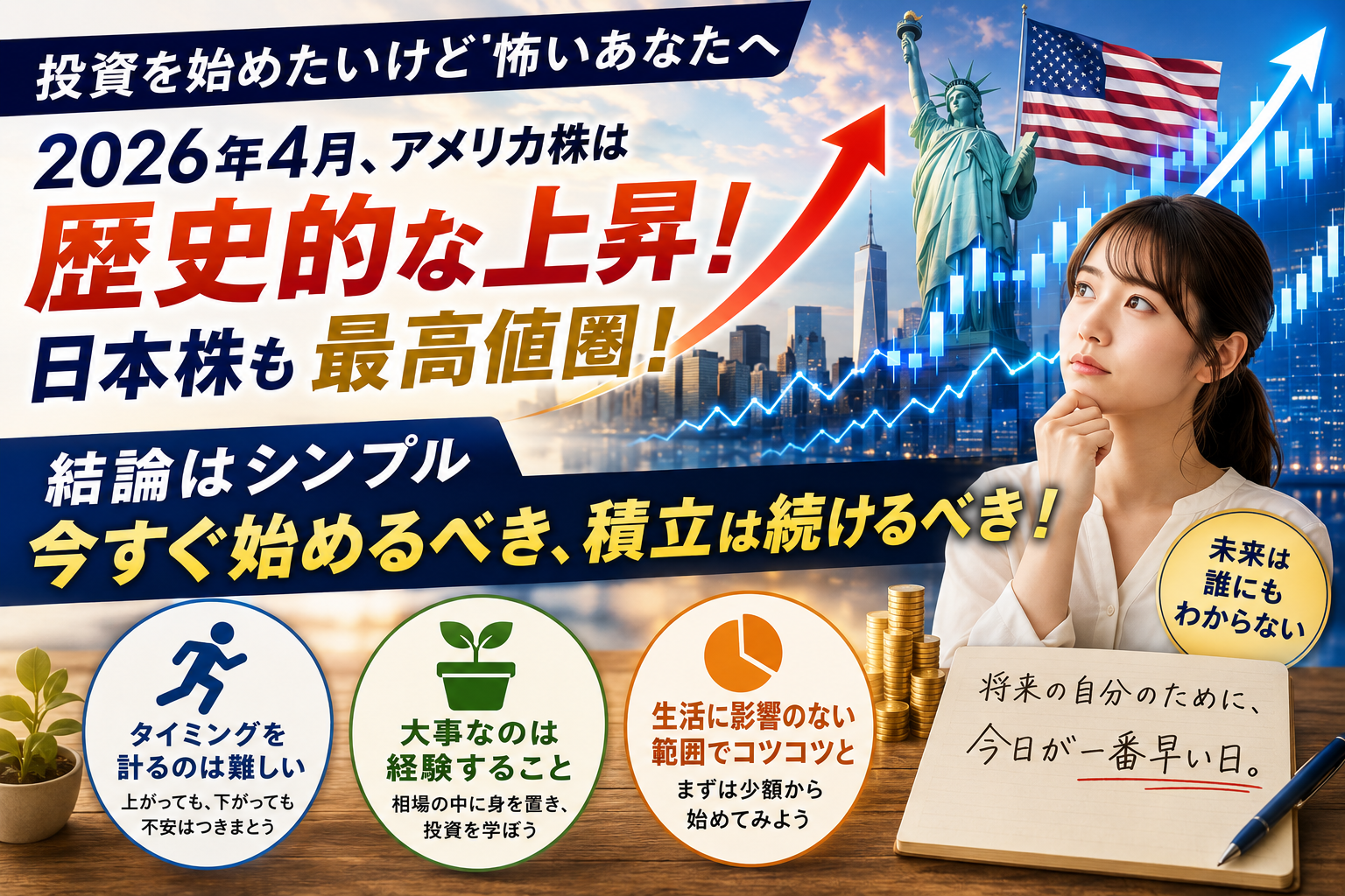 今投資を始めるべきか